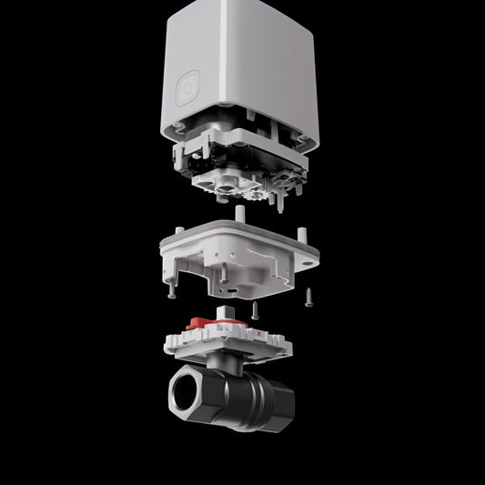 Ajax Systems Vattenavstängningsventil 1 tum trådlös Vit