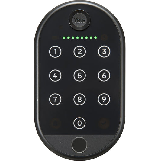 Manöverpanel fingeravtryck Svart