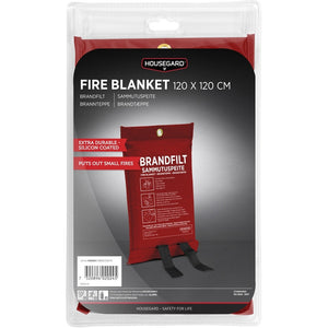 Brandfilt 120x120cm röd