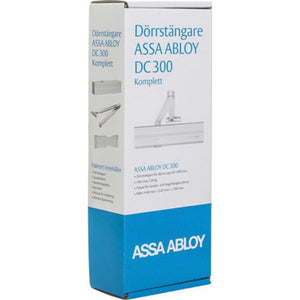 Dörrstängare DC300 komplett silver L190-arm