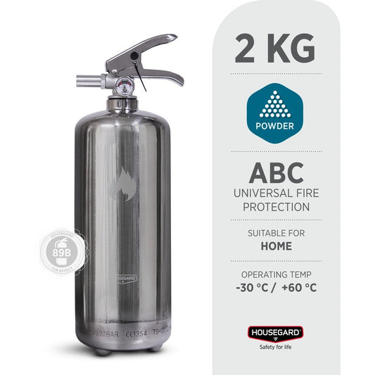 Pulversläckare Stål 2kg