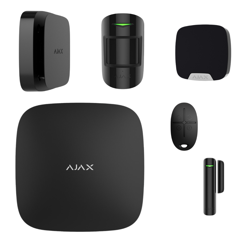 Larmpaket Basic Liten Svart 6-delar (LAN)