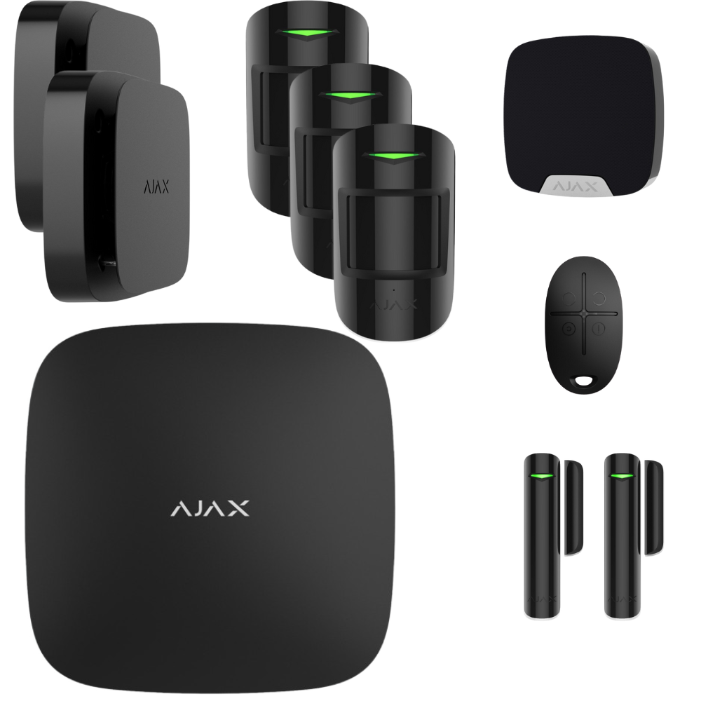 Larmpaket Basic Mellan Svart 10-delar (LAN)