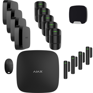 Larmpaket Basic Stor Svart 16-delar (LAN)