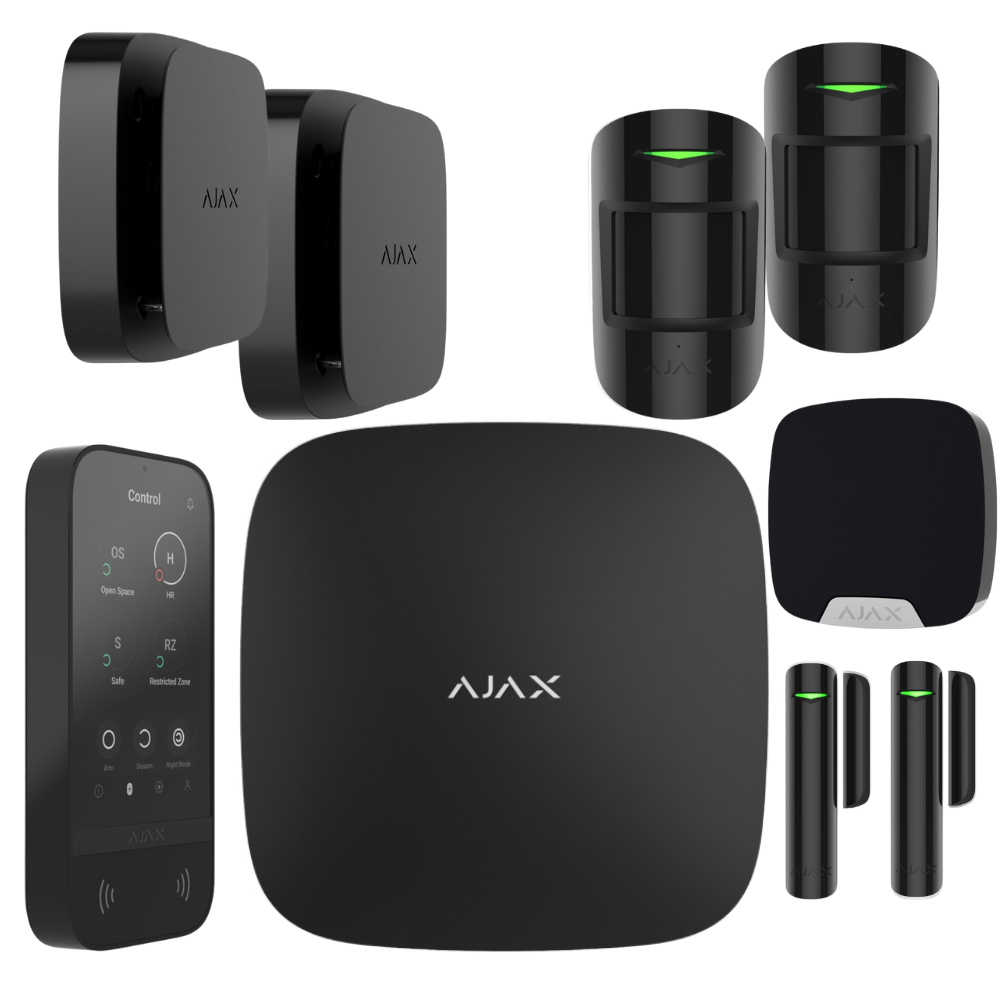 Larmpaket Premium Mellan Svart 9-delar (4G & LAN)