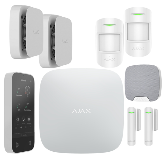 Larmpaket Premium Mellan Vit 9-delar (4G & LAN)