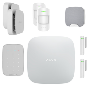 Larmpaket Standard Mellan Vit 9-delar (4G & LAN)