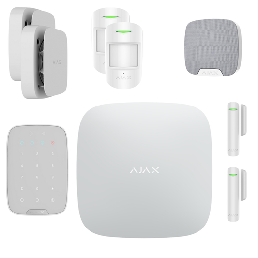 Larmpaket Standard Mellan Vit 9-delar (4G & LAN)