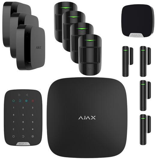 Larmpaket Standard Stor Svart 14-delar (4G & LAN)