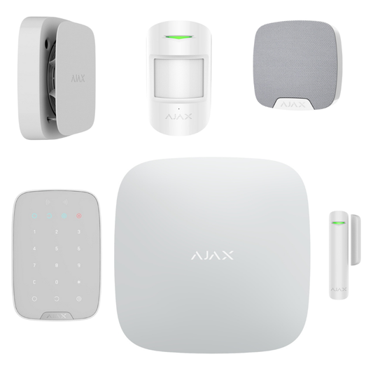 Larmpaket Standard Liten Vit 6-delar (4G & LAN)