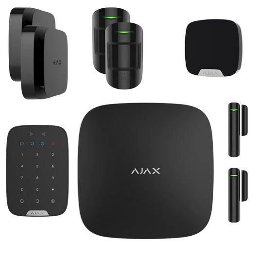 Larmpaket Standard Mellan Svart 9-delar (4G & LAN)