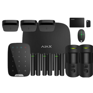 Ajax Startpaket Stor (Svart) HUB2 Plus